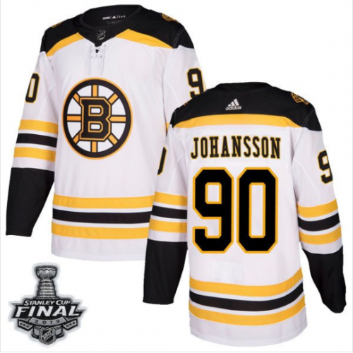 Marcus Johansson Bruins Auswärts Weiß 2019 Stanley Cup Final Stitched